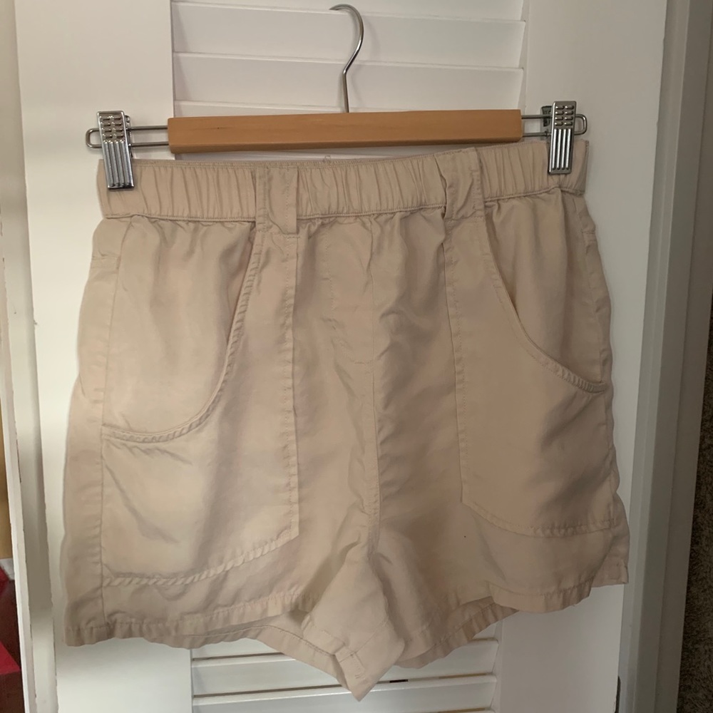 High Waisted Linen Shorts